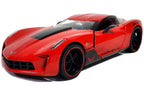 Jada 1:24 Scale Bigtime Muscle 2009 Corvette Stingray
