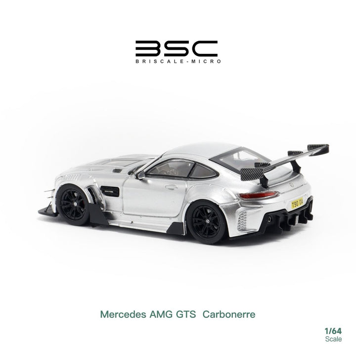 BSC 1:64 Mercedes-Benz AMG GTS Carbonerre Silver