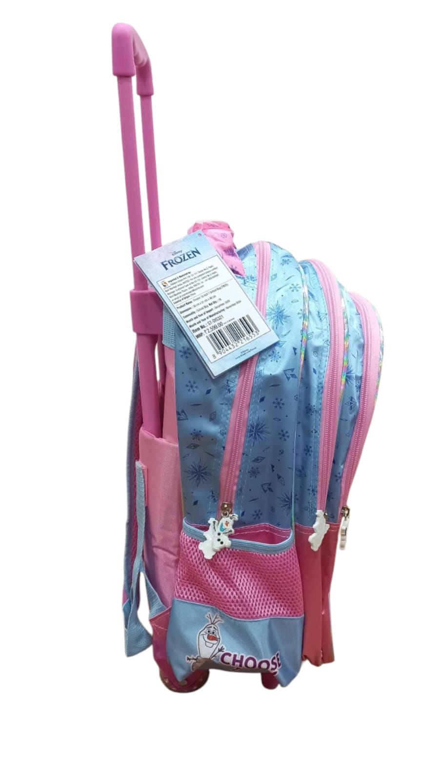 STRIDERS Frozen 16-Inch Trolley Premium School Bag for Kids Stylish with Elsa & Anna Design (6 yr to 8 yr) Kids