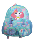 Pink Mermaid Print - Small Lightweight Colourful Daypack for girls (KIDS)