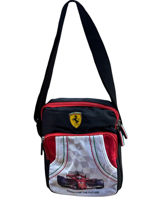 Simba Ferrari Fortune Side Bag with Zip Closure and Adjustable Strap