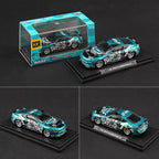 CCA 2018 Ford Mustang GT with Acrylic Case 1:64 Scale Diecast Model Car Cocoland Toys
