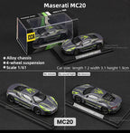 CCA Maserati MC20 with Acrylic Case 1:64 Scale Diecast Model Car Cocoland Toys