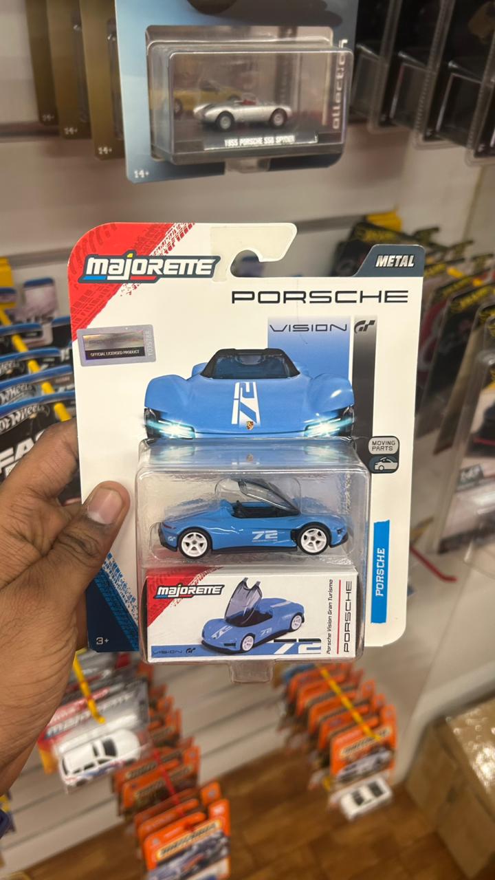Majorette Porsche Vision Gran Turismo Blue (Majorette Porsche Deluxe Assortment)