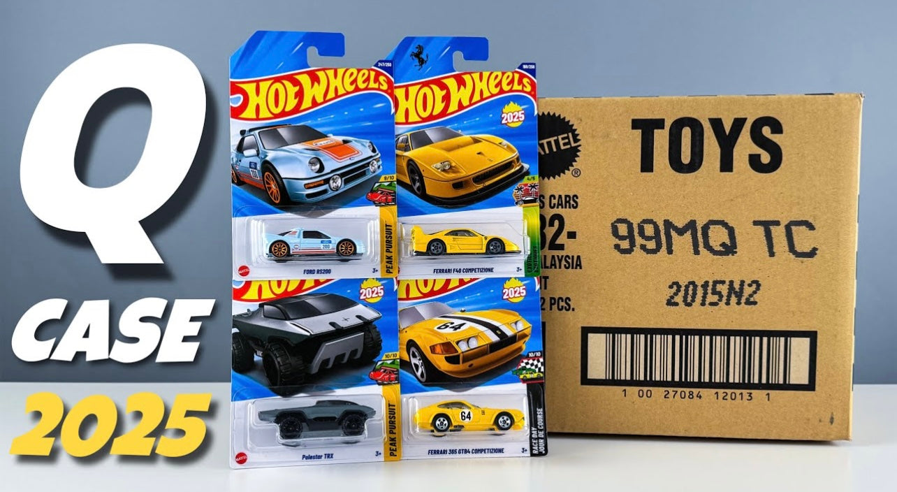 Cocoland Toyz Hot Wheels 2025 Q Case factory sealed case with featured mainline vehicles