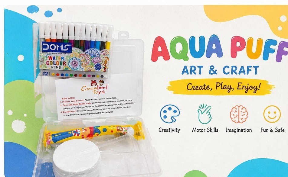 Aqua Puffs 3D Art Kit Create Your Own Puffy Designs