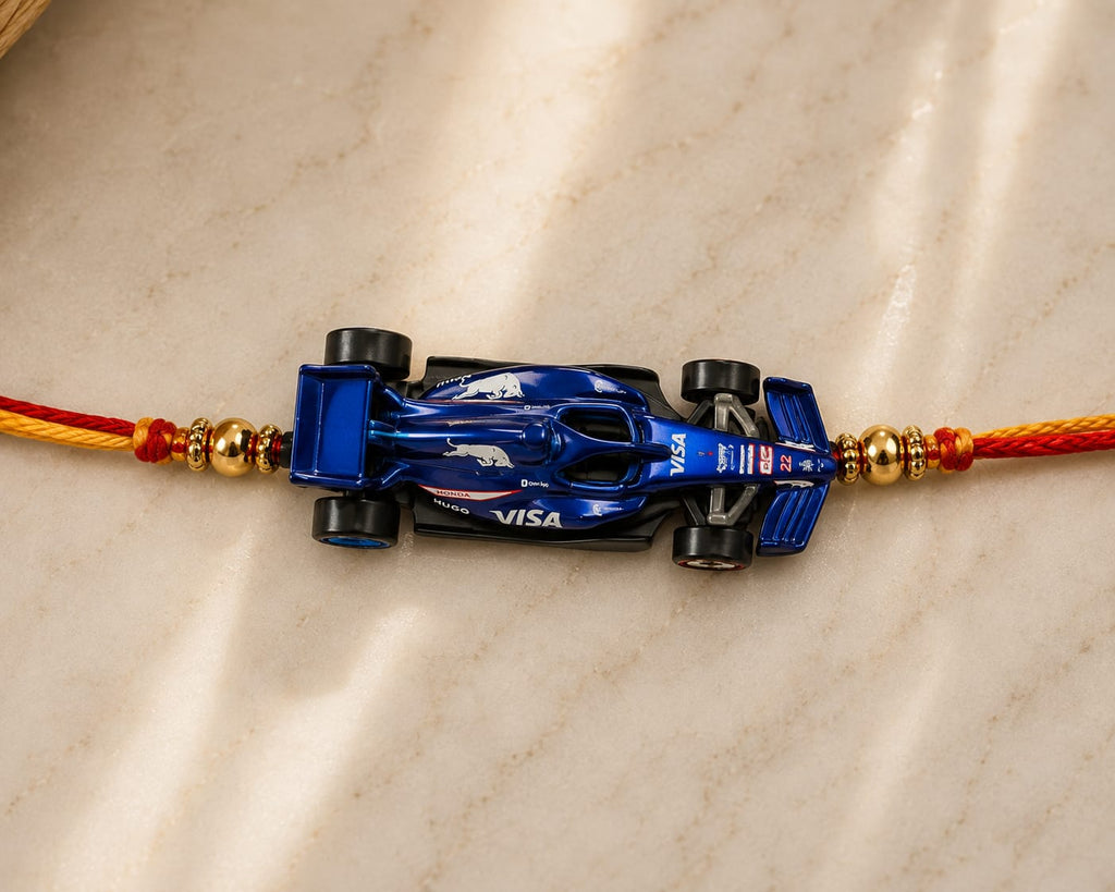 Hot Wheels Style Alpine F1 Racing Car Rakhi (Random 1)