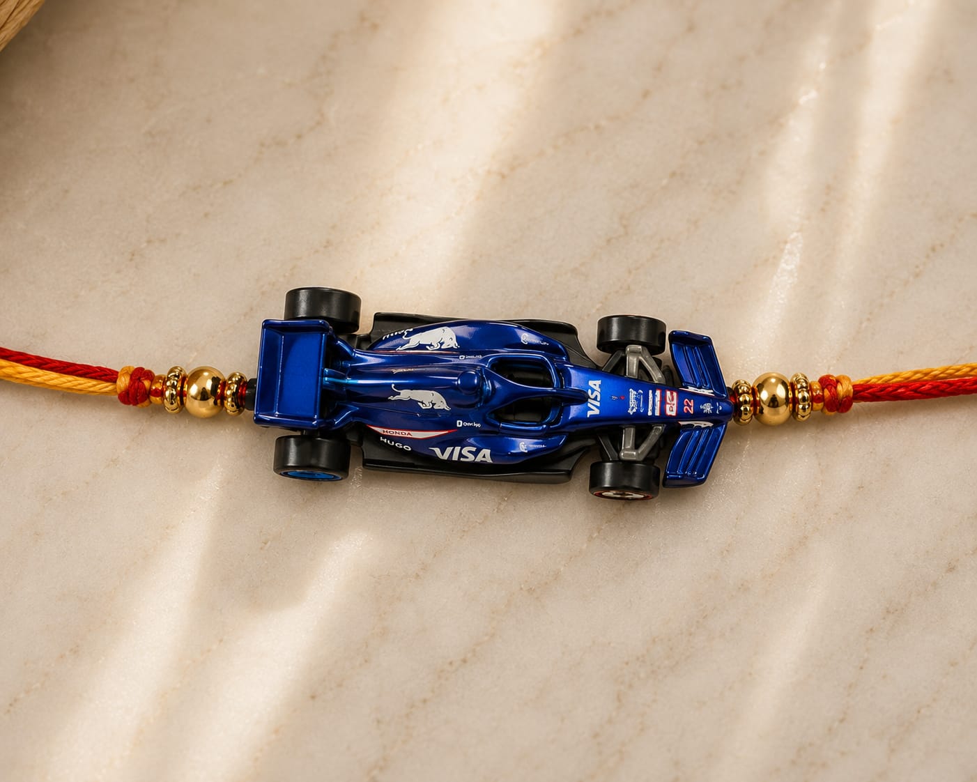 Hot Wheels Style Alpine F1 Racing Car Rakhi (Random 1)