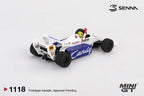 MINI GT Toleman TG184 #19 Ayrton Senna 1984 Monaco Grand Prix 2nd Place
