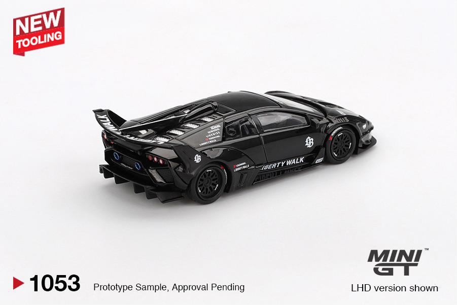 Liberty Walk Lamborghini Murcielago GT Evo black collectible car Cocoland Toys