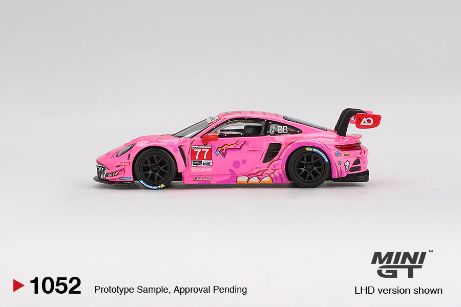 MINI GT Porsche 911 GT3 R #77 AO Racing 2024 IMSA Road America