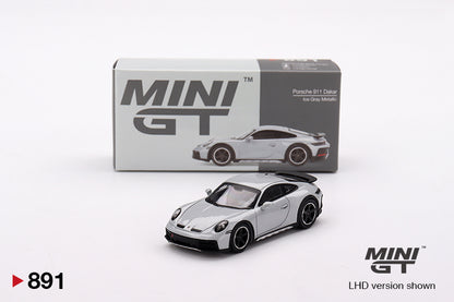 MINI GT Porsche 911 Dakar Ice Gray Metallic
