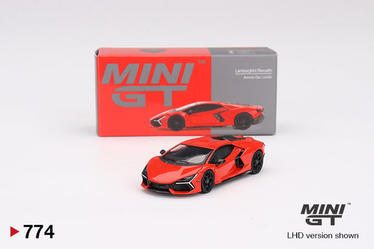 MINI GT Lamborghini Revuelto Arancio Dac Lucido