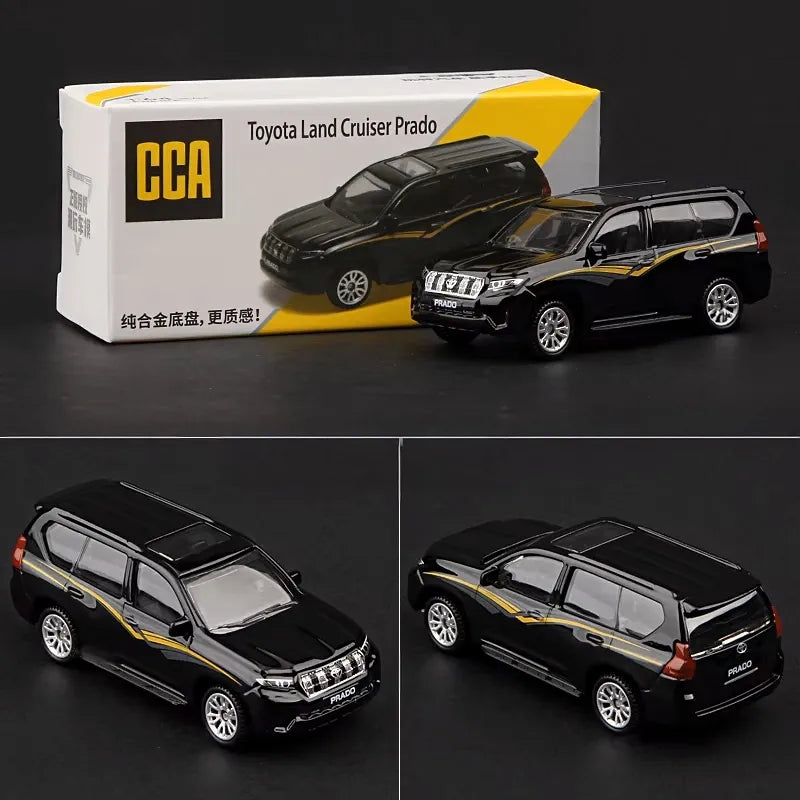 CCA Toyota Land Cruiser Prado Black 1:64 Scale