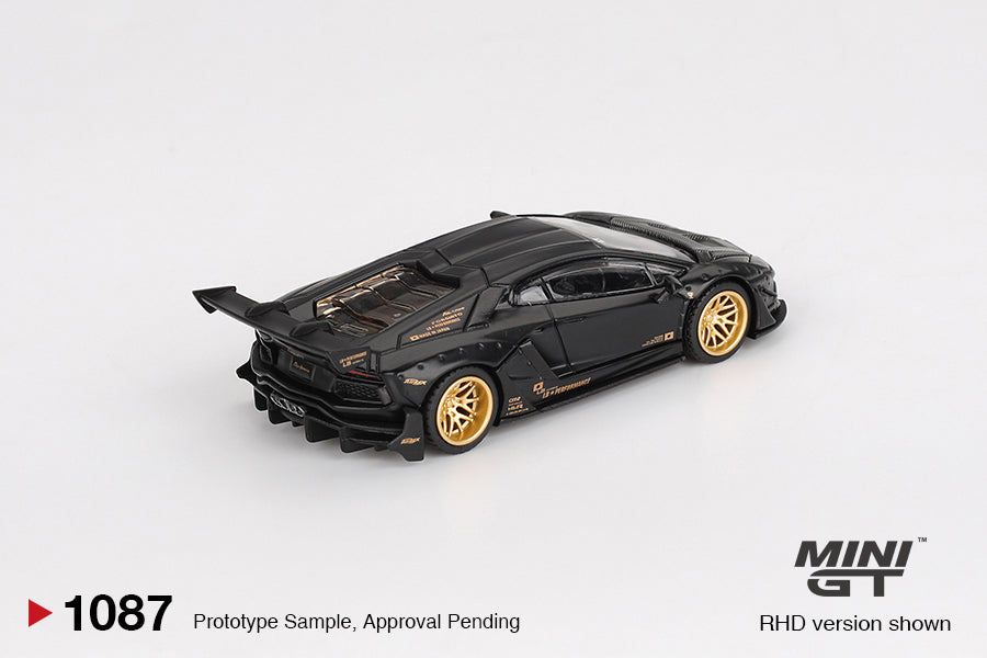 MINI GT LB★WORKS Lamborghini Aventador Limited Edition Matte Black
