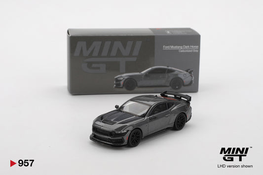 MINI GT Ford Mustang Dark Horse 2024 Carbonized Gray