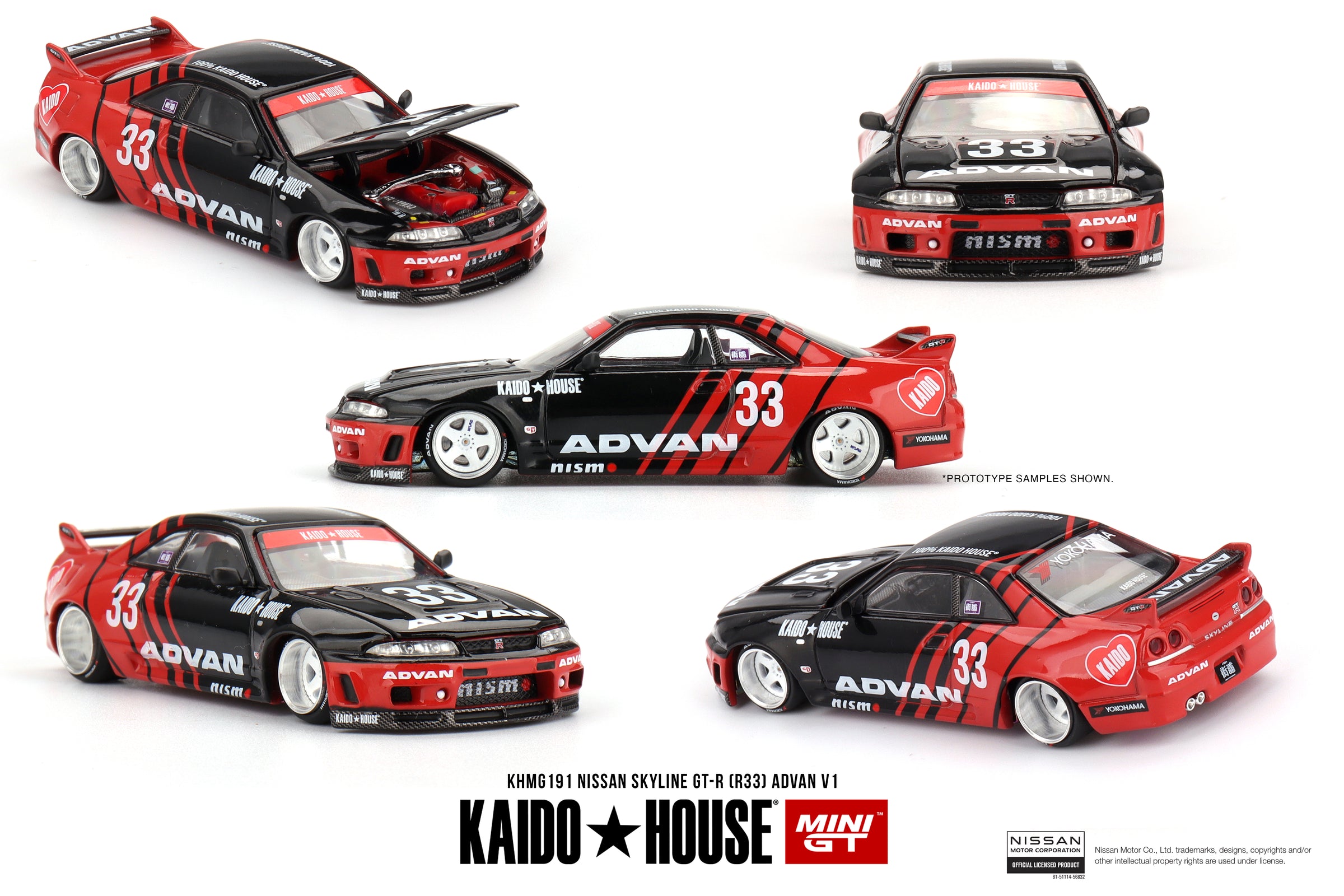 KAIDOHOUSE Nissan Skyline GT-R (R33) Kaido Works ADVAN