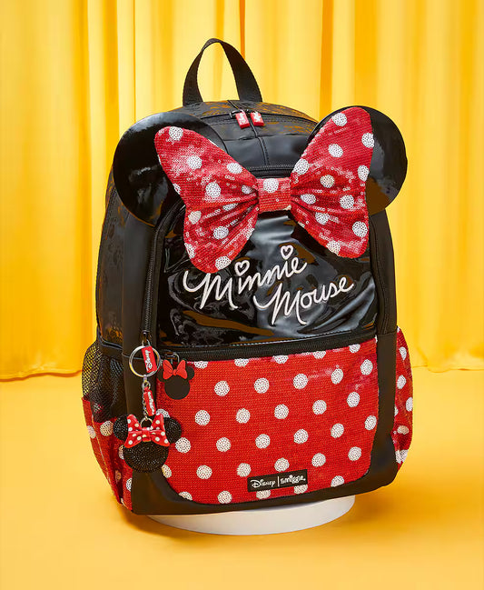 Smiggle Red Minnie Mouse Classic Backpack