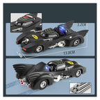 1:38 Scale 1989 Batmobile Toy Die Cast Batman Car Vehicle Push N Go Gift Collectible for Boys and Men