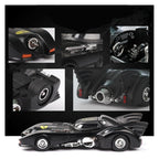 1:38 Scale 1989 Batmobile Toy Die Cast Batman Car Vehicle Push N Go Gift Collectible for Boys and Men