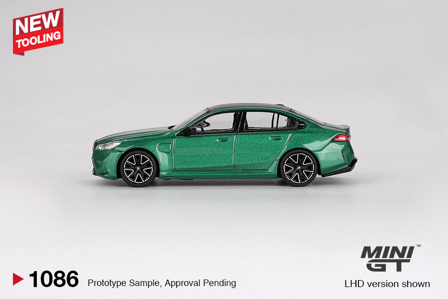 MINI GT BMW M5 Isle of Man Green Metallic