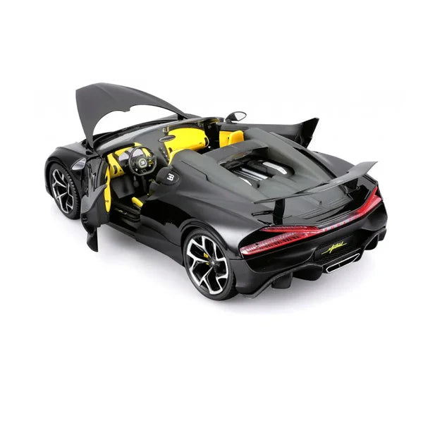 Bugatti Mistral Black Roadster Side View Cocoland Toys