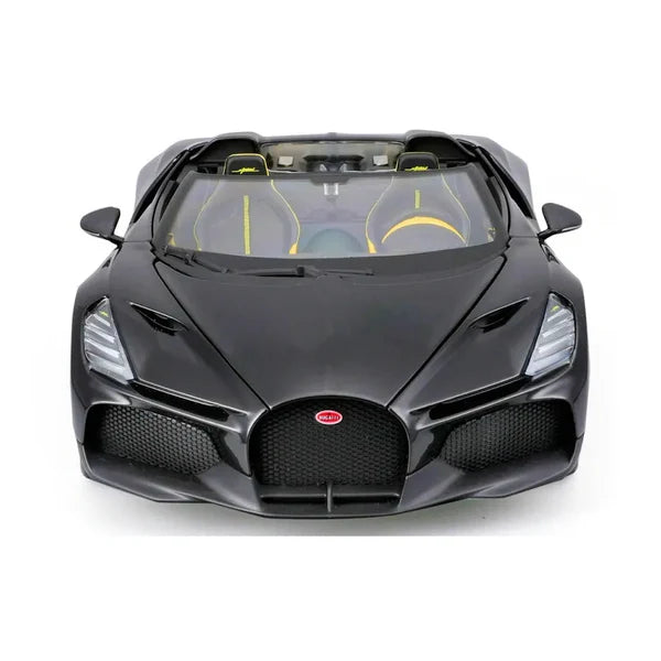 Bugatti Mistral Black With Yellow Interior Details Cocoland Toys
