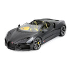 Bburago Bugatti Mistral Black 1:18 Diecast Model Front View Cocoland Toys