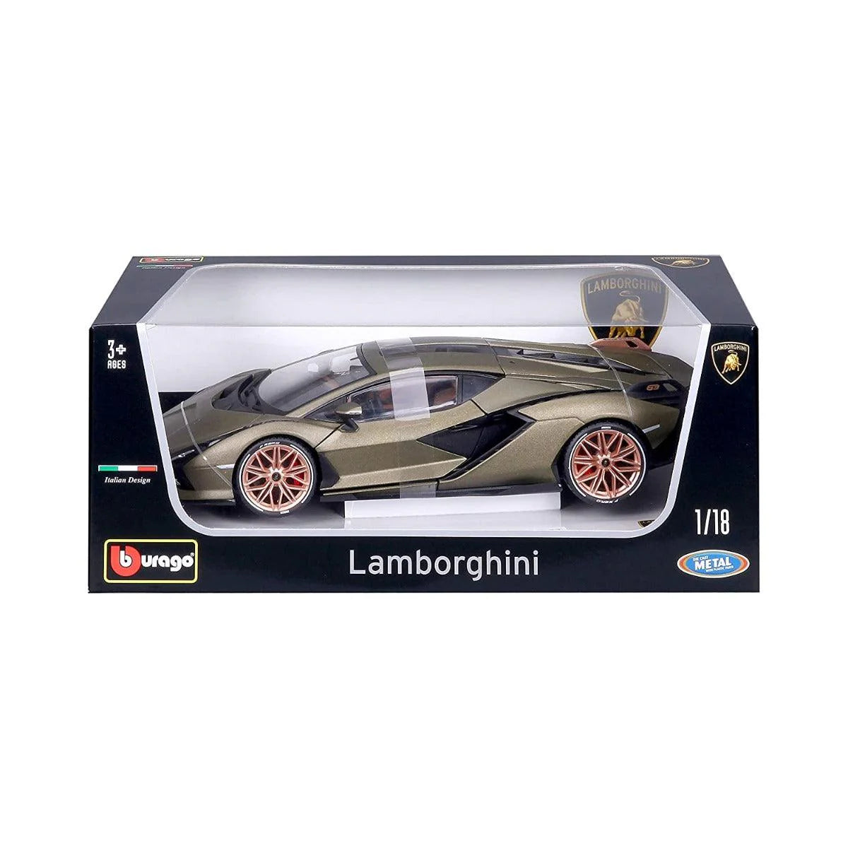 Bburago Die-Cast 1:18 Scale Lamborghini Sian FKP 37