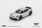 MINI GT Porsche 911 Dakar Ice Gray Metallic