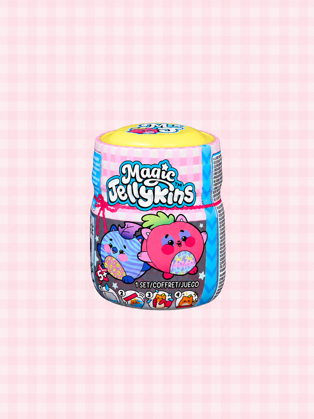 Magic Jellykins Mini Surprise Plush Pack of 1  Magic Water Activation 30 Seconds Revelation Soft Texture