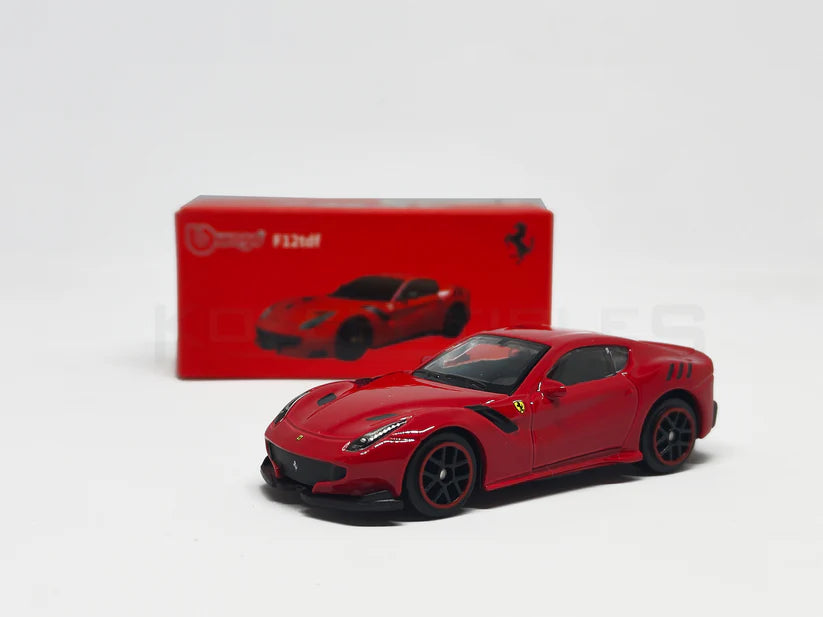 Bburago Ferrari F12tdf Red 1:64 diecast model with display box Cocoland Toys