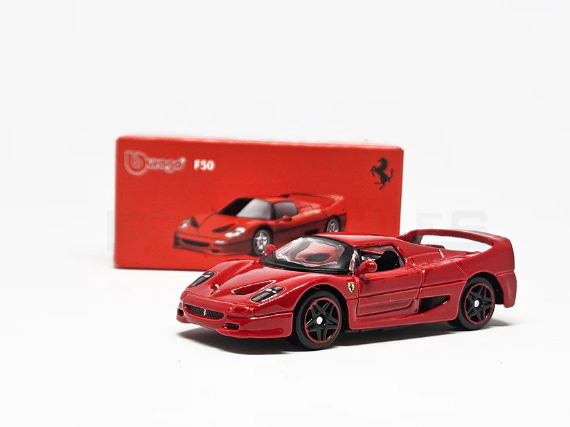 Bburago Ferrari F50 Red diecast model with display box Cocoland Toys