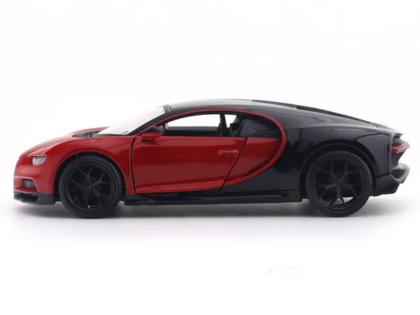 Bugatti Chiron Sport Red 1:24 Maisto with Acrylic Case Licensed Diecast Scale Model Car Collectible