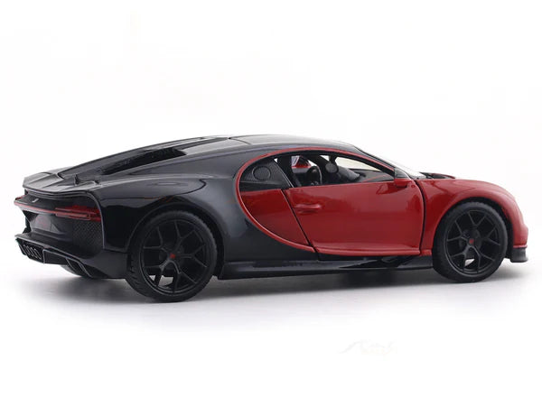 Bugatti Chiron Sport Red 1:24 Maisto with Acrylic Case Licensed Diecast Scale Model Car Collectible
