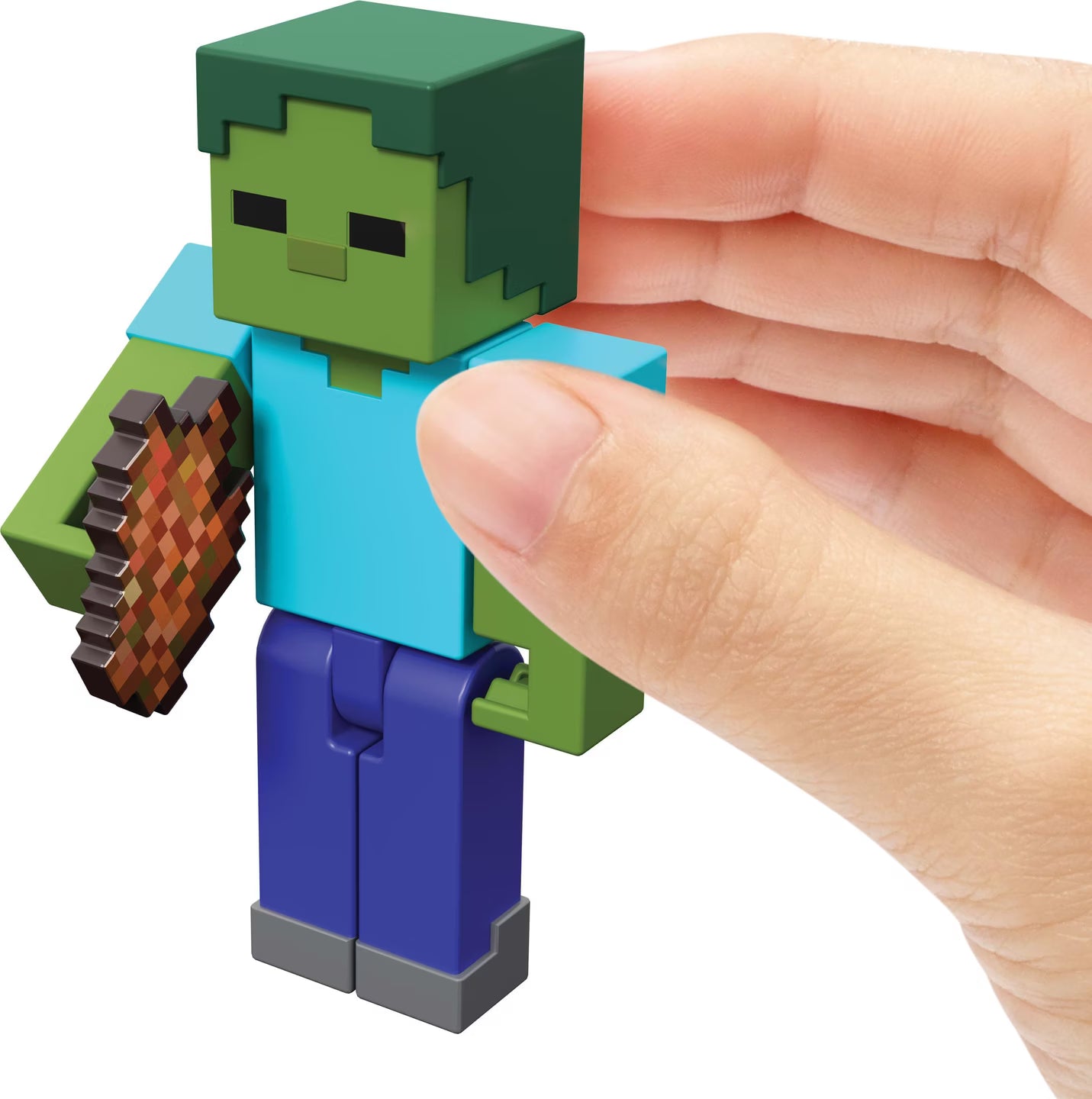 Mattel Minecraft Action Figure & Accessories 2-Pack With Zombie/ Zombi/ Zumbi Collectible Toy Set