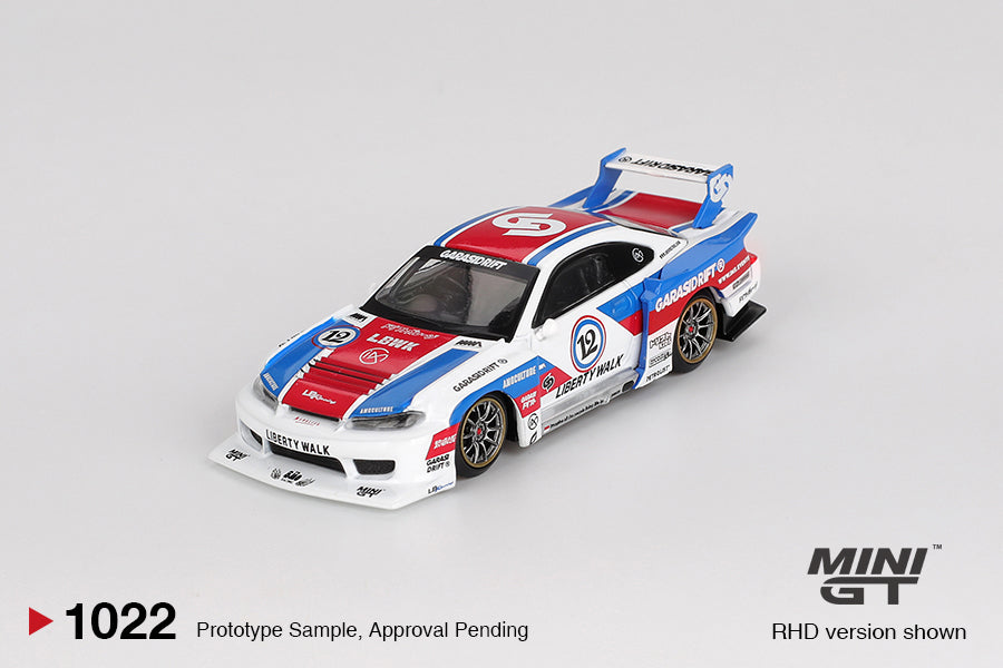 MINI GT Nissan LB-Super Silhouette S15 SILVIA GARASIDRIFT x LBWK 2025