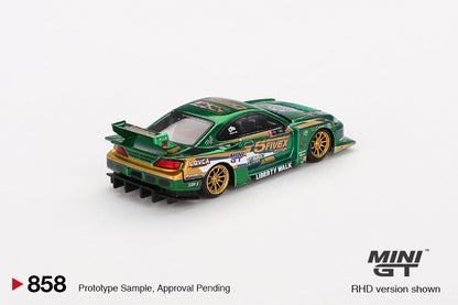 MINI GT Nissan LB-Super Silhouette S15 SILVIA LBWK 2024 Fausto Racing