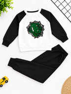 Boys' Marvel Incredible Hulk Raglan Sweatshirt & Joggers Set
