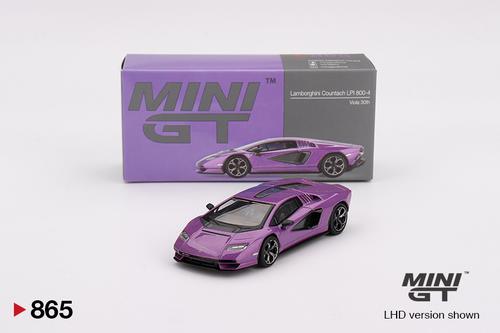 MINI GT Lamborghini Countach LPI 800-4 Viola 30th