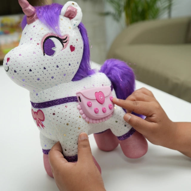 Lovabies ZeeZee | Stuffed Unicorn Plush | Talking, Singing, Storytelling