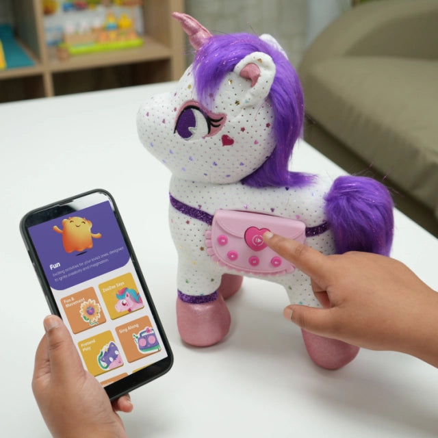 Lovabies ZeeZee | Stuffed Unicorn Plush | Talking, Singing, Storytelling