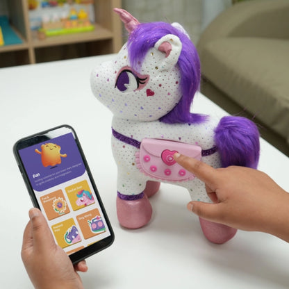 Lovabies ZeeZee | Stuffed Unicorn Plush | Talking, Singing, Storytelling