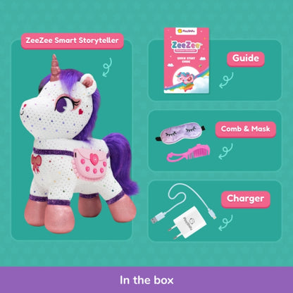 Lovabies ZeeZee | Stuffed Unicorn Plush | Talking, Singing, Storytelling