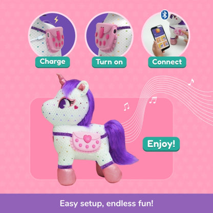 Lovabies ZeeZee | Stuffed Unicorn Plush | Talking, Singing, Storytelling
