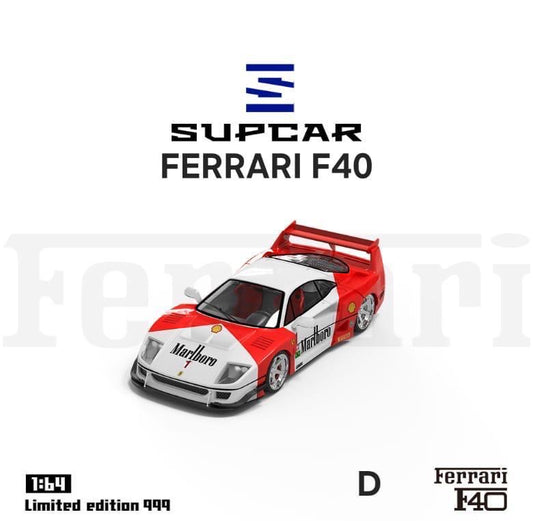 Supcar 1:64 Scale Diecast Ferrari F40 Limited Edition