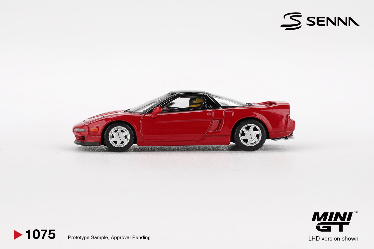 MINI GT Honda NS-X Prototype Midship Sports 1989 Ayrton Senna w/ Figure