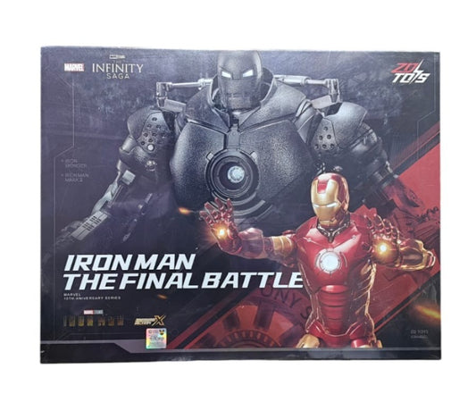 IRON MAN THE FINAL BATTLE MARVEL MK3 AND IRON MONGER SET