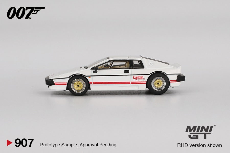 MINI GT 907 Lotus Espirit Turbo White For Your Eyes Only