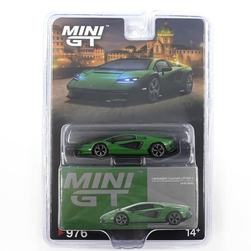 MINI GT Lamborghini Countach LPI 800-4 Verde Medio 1:64 scale
